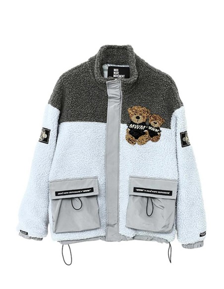 Mod Wave Movement - Abrigo Teddy