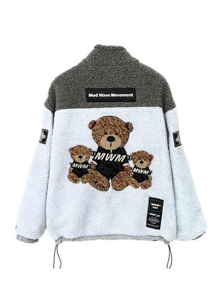 Mod Wave Movement - Abrigo Teddy