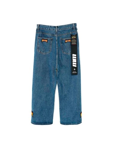 Mod Wave Movement - Pantalón Vaquero con Estampado