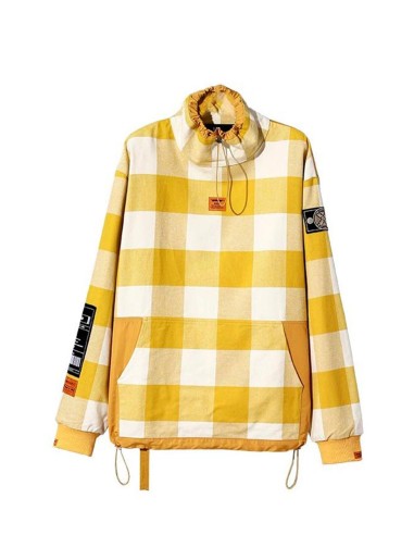 Mod Wave Movement - Sudadera a Cuadros