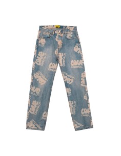 Market - Pantalones Love Carefully Laser Deni