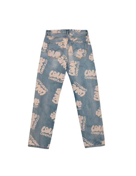 Market - Pantalones Love Carefully Laser Deni