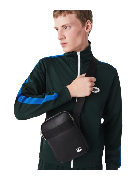 Lacoste - Bandolera con Logo a Contraste