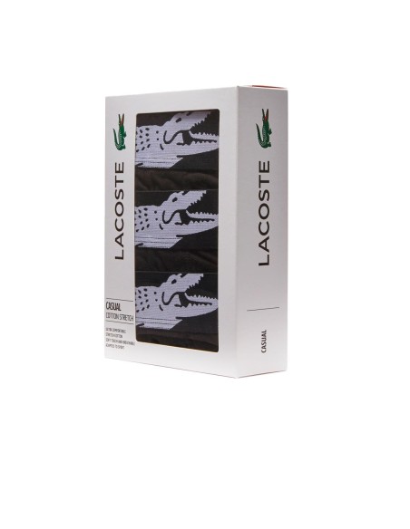 Lacoste - Pack de Calzoncillos con Estampado de Cocodrilo
