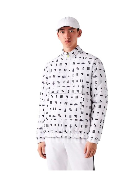Lacoste - Sudadera Reversible con Estampado