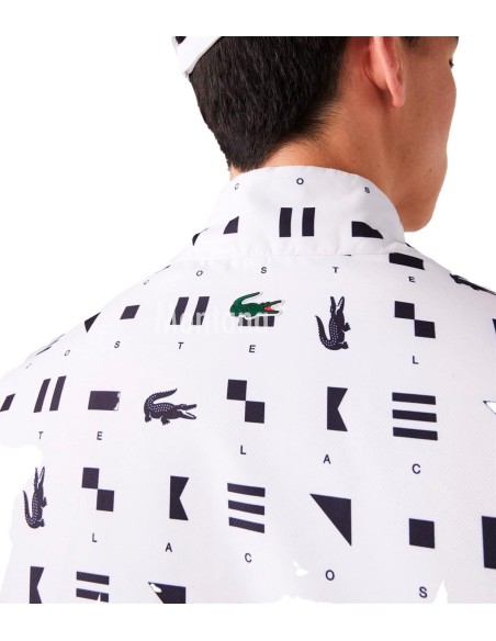 Lacoste - Sudadera Reversible con Estampado