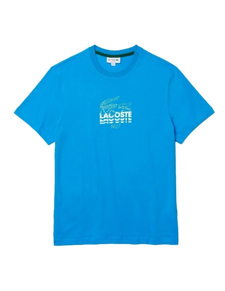 Lacoste - Camiseta Crocodile Branding Crew