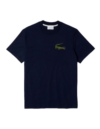 Lacoste - Camiseta con Bordado de Cocodrilo