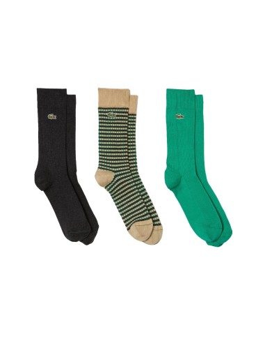 Lacoste - Pack x3 de Calcetines con Logo