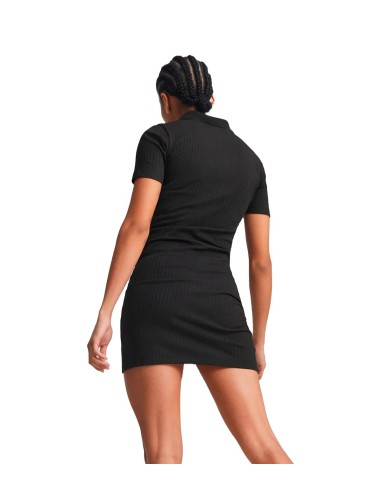 Puma  - Vestidos Classics Ribbed V-Collar