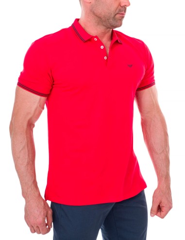 Emporio Armani - Polo Hombre Rojo