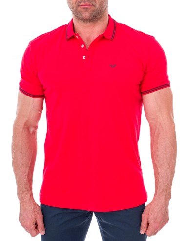 Emporio Armani - Polo Hombre Rojo