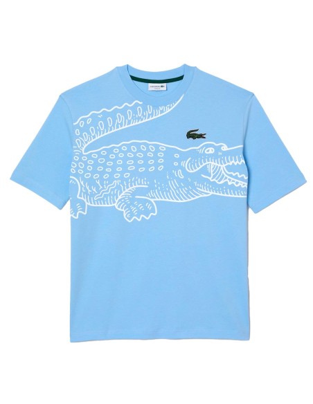 Lacoste - Camiseta de Manga Corta con Logo