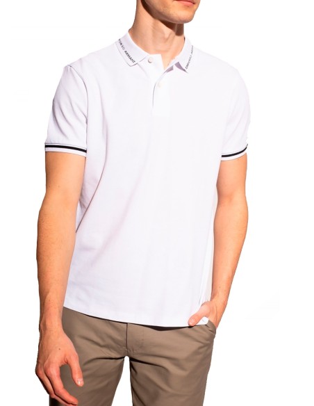 Emporio Armani - Polo Clásico con Logo en el Cuello