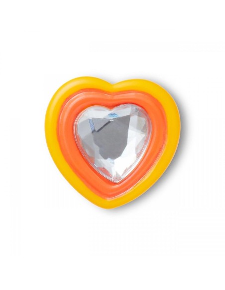 Crocs  - Accesorios Yellow Orange Heart Gem