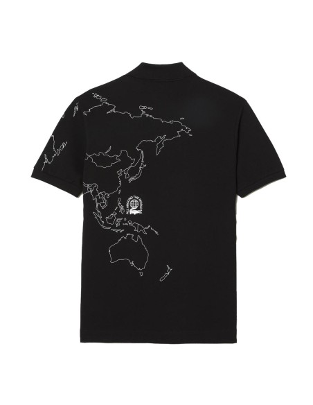 Lacoste - Polo de Algodón con Print