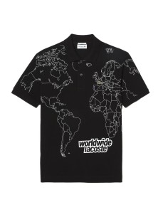 Lacoste - Polo de Algodón con Print