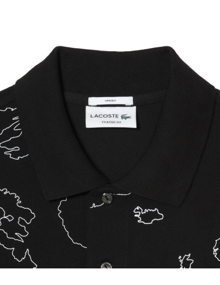 Lacoste - Polo de Algodón con Print