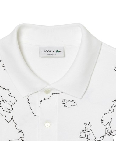Lacoste - Polo en Piqué de Algodón con Print