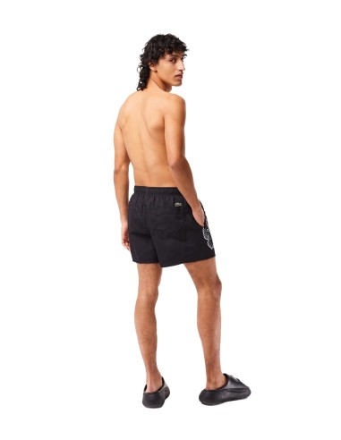 Lacoste - Bañador Estampado Cocodrilo