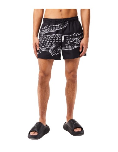 Lacoste - Bañador Estampado Cocodrilo
