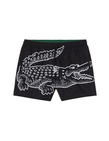 Lacoste - Bañador Estampado Cocodrilo