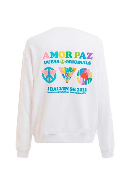 GUESS x J Balvin - Sudadera con Logo Frontal
