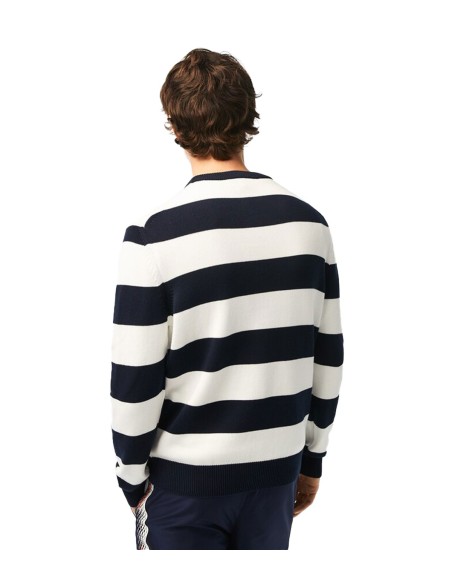 Lacoste - Jersey Tricot de Rayas