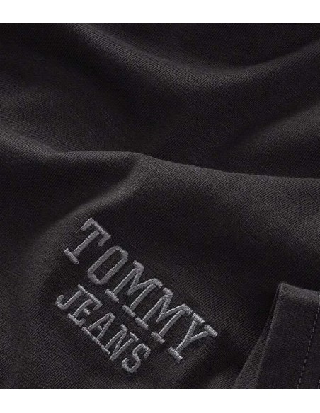Tommy Jeans - Camiseta con Logo Bordado
