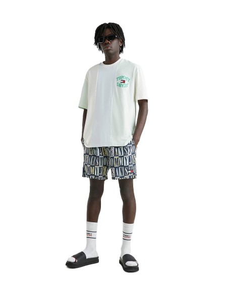 Tommy Jeans - Camiseta de Rayas Verticales