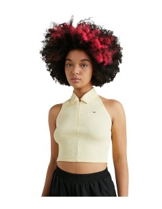 Tommy Jeans - Polo Sleeveless Zip-Thru