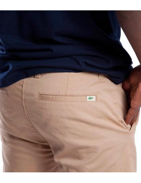 Lacoste - Pantalón Chino con Logo
