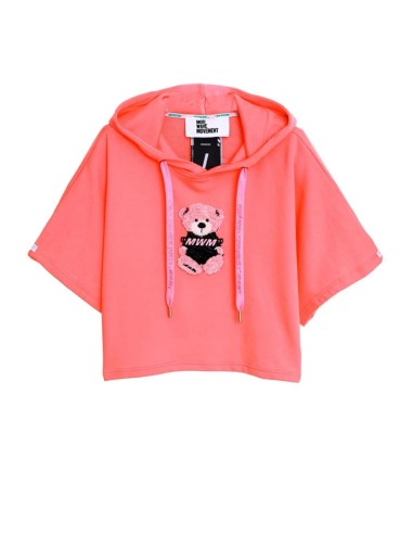 Mod Wave Movement - Sudadera Crop Teddy