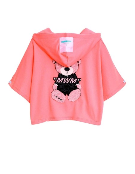 Mod Wave Movement - Sudadera Crop Teddy