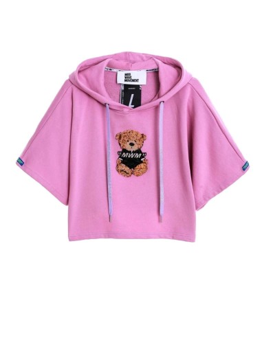 Mod Wave Movement - Sudadera Crop Teddy