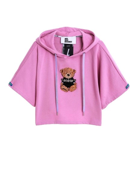 Mod Wave Movement - Sudadera Crop Teddy