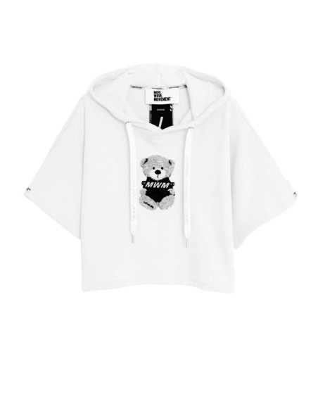 Mod Wave Movement - Sudadera Crop Teddy