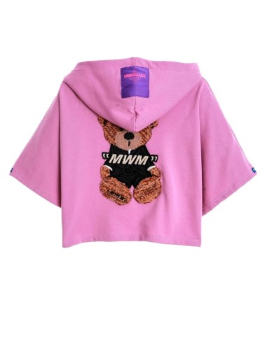 Mod Wave Movement - Sudadera Crop Teddy