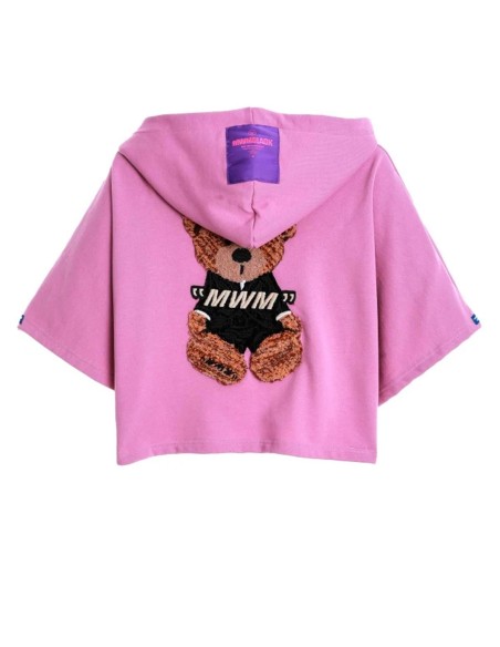 Mod Wave Movement - Sudadera Crop Teddy