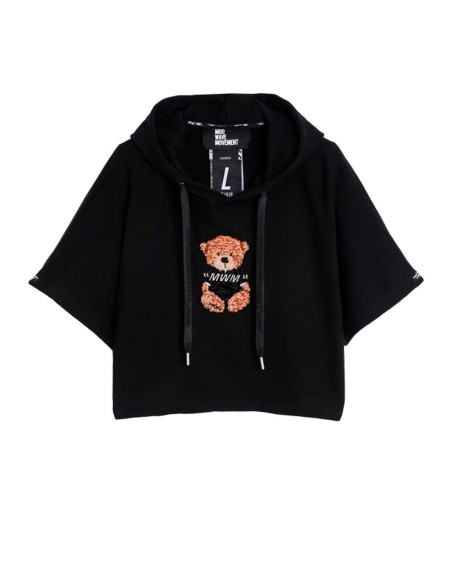 Mod Wave Movement - Sudadera Crop Teddy
