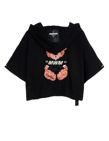 Mod Wave Movement - Sudadera Crop Teddy