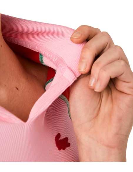 Lacoste SPORT - Polo Acanalado Bicolor