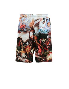 But Not  - Pantalones Bermuda Triacetato Stampa