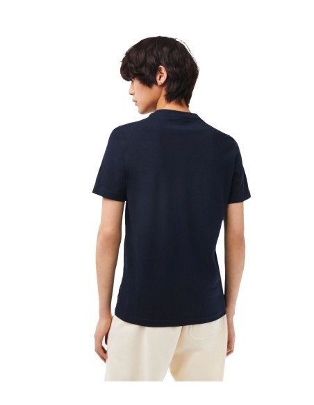 Lacoste - Camiseta de Manga Corta con Estampado