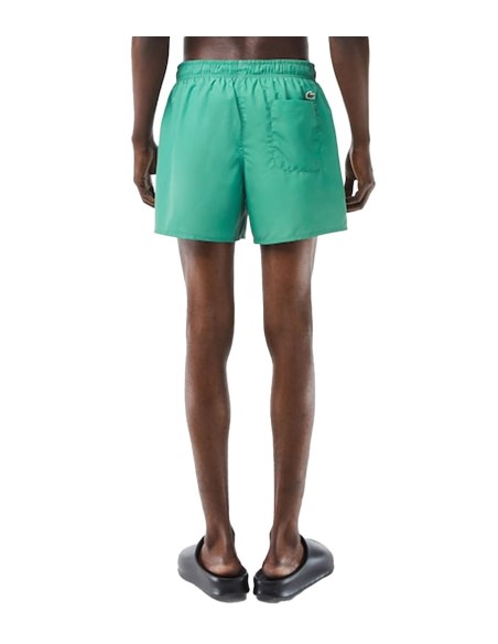 Lacoste - Bañador Ancho con Estampado