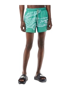 Lacoste - Bañador Ancho con Estampado