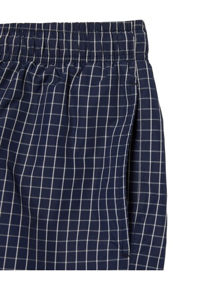 Lacoste - Bañador Ancho con Estampado de Cuadros