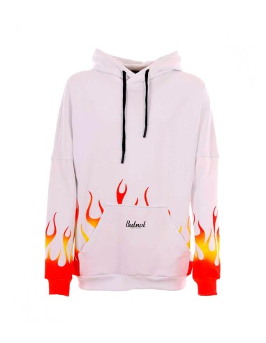 But Not - Sudadera con Capucha con Llamas Estampadas