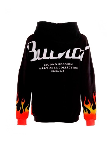 But Not - Sudadera con Capucha con Llamas Estampadas
