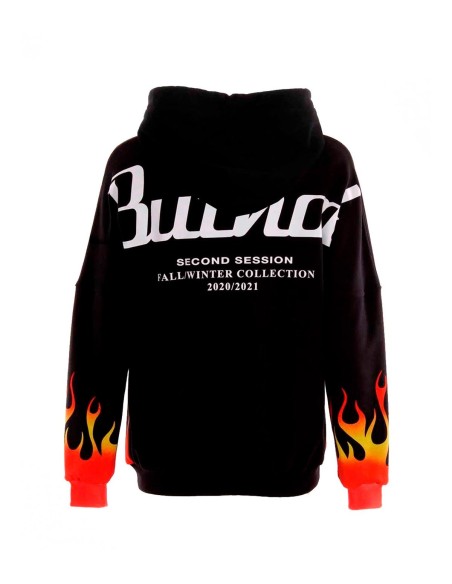 But Not - Sudadera con Capucha con Llamas Estampadas